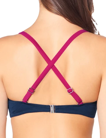 Sutien de baie Triumph, bleumarin inchis Albastru