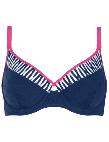 Sutien de baie Triumph, bleumarin inchis Albastru