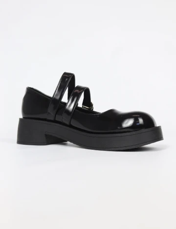 Balerini SHEIN, negru Negru