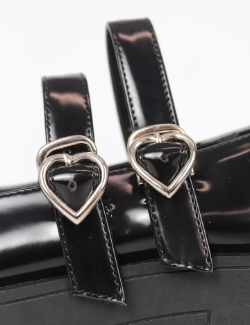 Balerini SHEIN, negru Negru