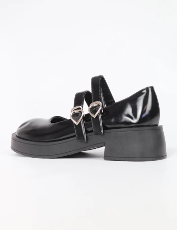 Balerini SHEIN, negru Negru