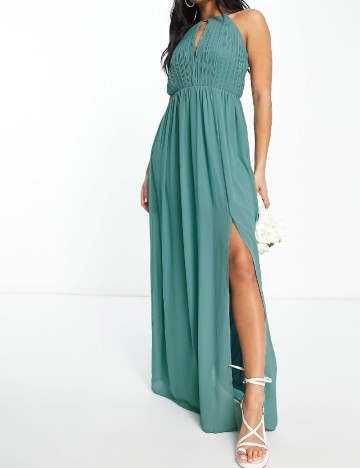 
						Rochie lunga TFNC London, verde