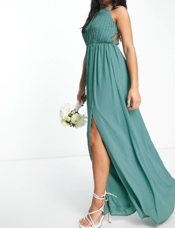 Rochie lunga TFNC London, verde