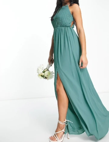 Rochie lunga TFNC London, verde