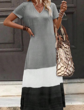 
						Rochie lunga SHEIN, mix culori