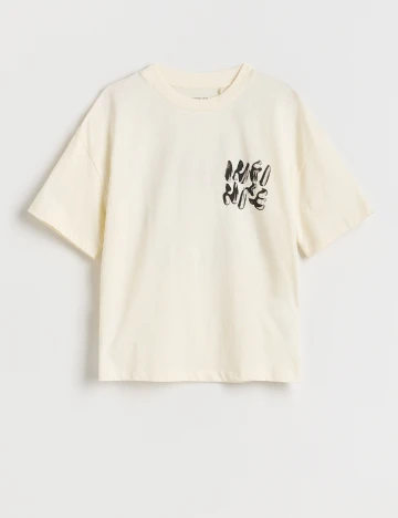 Tricou Reserved, crem Crem