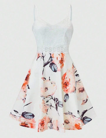Rochie scurta SHEIN, alb