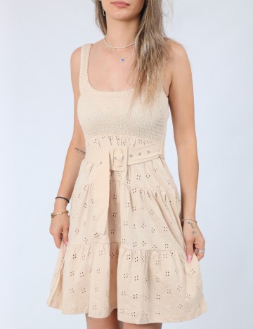 Rochie scurta ASOS, crem