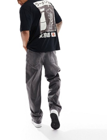 Tricou Oversize ASOS, negru