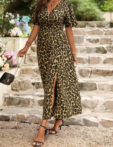 Rochie lunga SHEIN, animal print