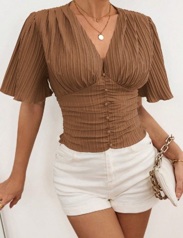
						Bluza SHEIN, maro