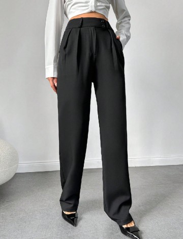 
						Pantaloni SHEIN, negru