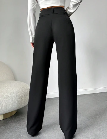 Pantaloni SHEIN, negru Negru