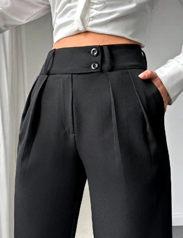 Pantaloni SHEIN, negru Negru