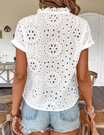 Bluza SHEIN, alb Alb