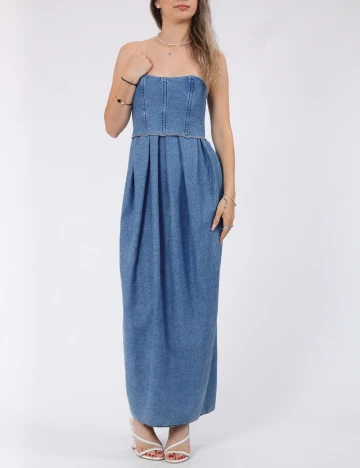 Rochie medie ASOS, albastru
