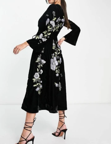Rochie medie ASOS, negru