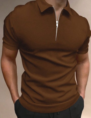 
						Tricou SHEIN, maro