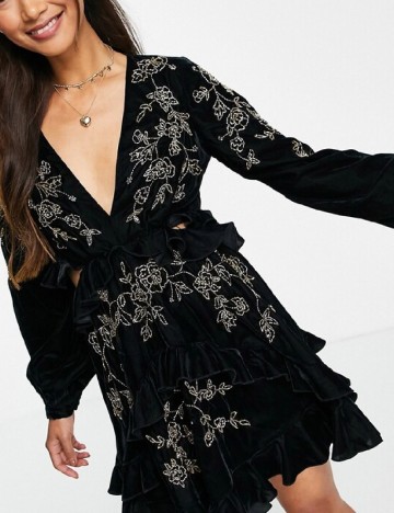 Rochie scurta ASOS, negru