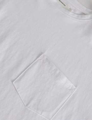 Tricou Reserved, alb