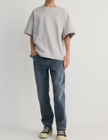 
						Tricou Oversize Reserved, gri