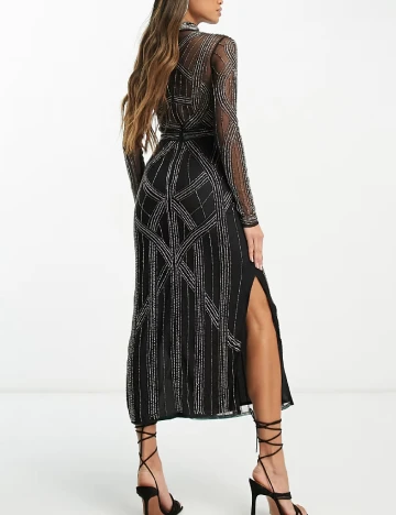 Rochie lunga ASOS, negru