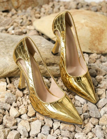 Pantofi SHEIN, auriu