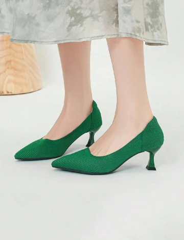 Pantofi SHEIN, verde Verde