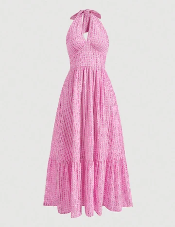 Rochie lunga SHEIN, roz Roz