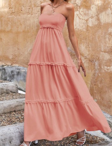 
						Rochie lunga SHEIN, roz