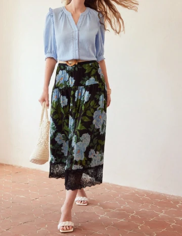 Bluza MOTF, albastru Albastru