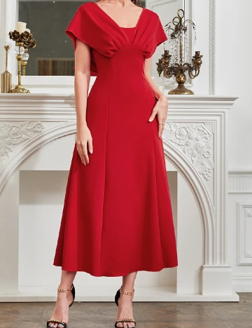 Rochie lunga SHEIN, rosu Rosu