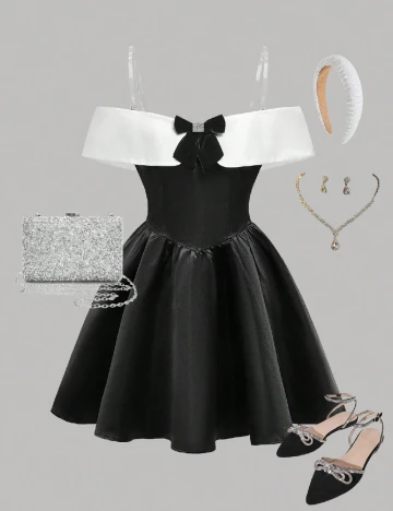 Rochie Shein Kids, negru