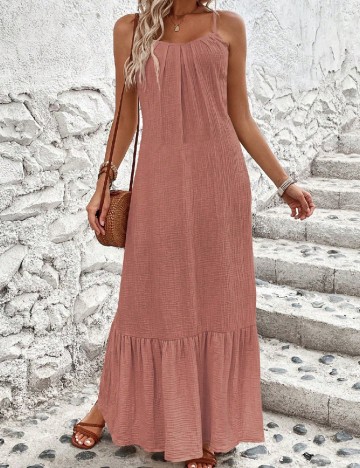 
						Rochie lunga SHEIN, roz