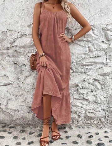 Rochie lunga SHEIN, roz
