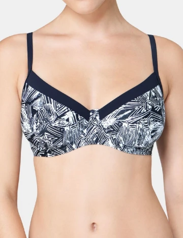 Sutien de baie Sloggi by Triumph, bleumarin inchis Albastru