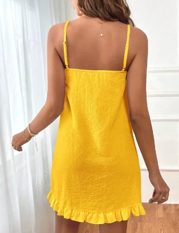 Rochie scurta SHEIN, galben Galben