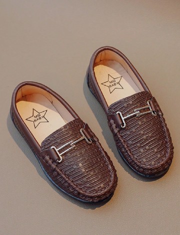 
						Mocasini Shein Kids, maro