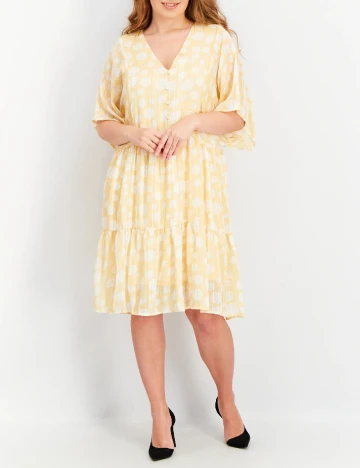 Rochie medie Y.A.S, galben Galben