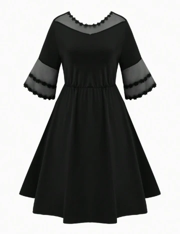 Rochie scurta SHEIN CURVE, negru Negru