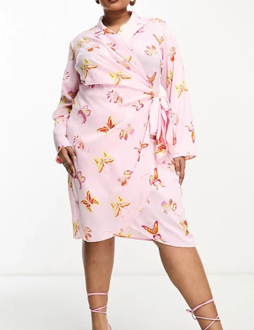 Rochie medie Something New Plus Size, roz