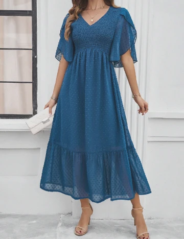 Rochie lunga SHEIN, albastru Albastru