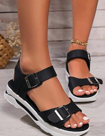 Sandale SHEIN, negru