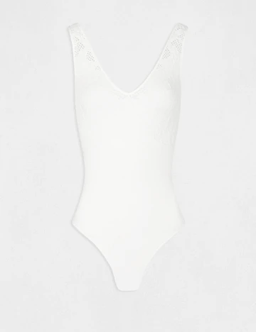 Body Morgan de toi, alb Alb