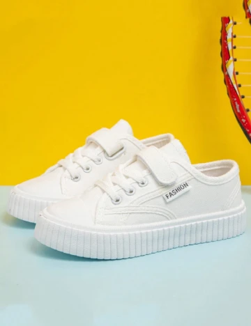 Adidasi Shein Kids, alb