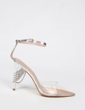 Pantofi SHEIN, argintiu