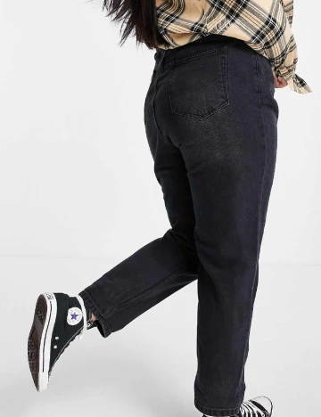 Blugi Don t think twice Curve, negru