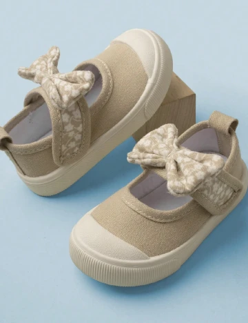 Pantofi Shein Kids, maro deschis Maro