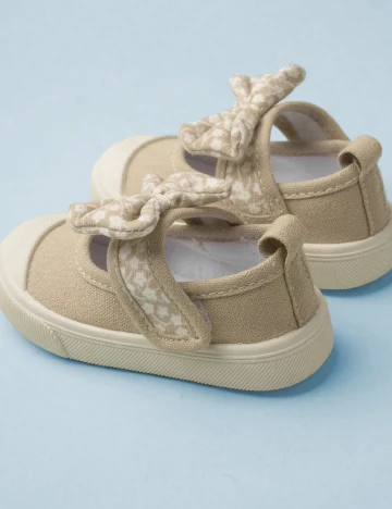Pantofi Shein Kids, maro deschis Maro