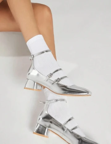 Pantofi SHEIN, argintiu